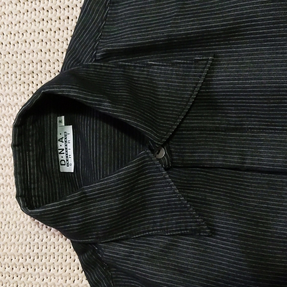 PINSTRIPE BUTTON DOWN SHIRT - Picture 2 of 6